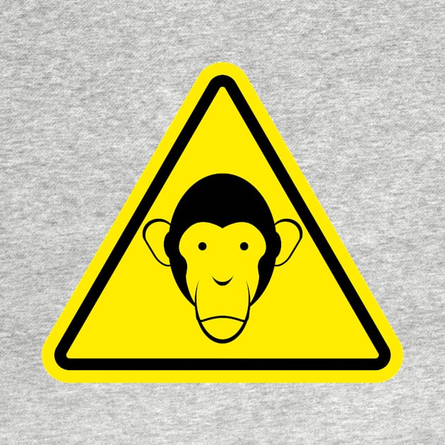 Monkey road sign by Travelite Design